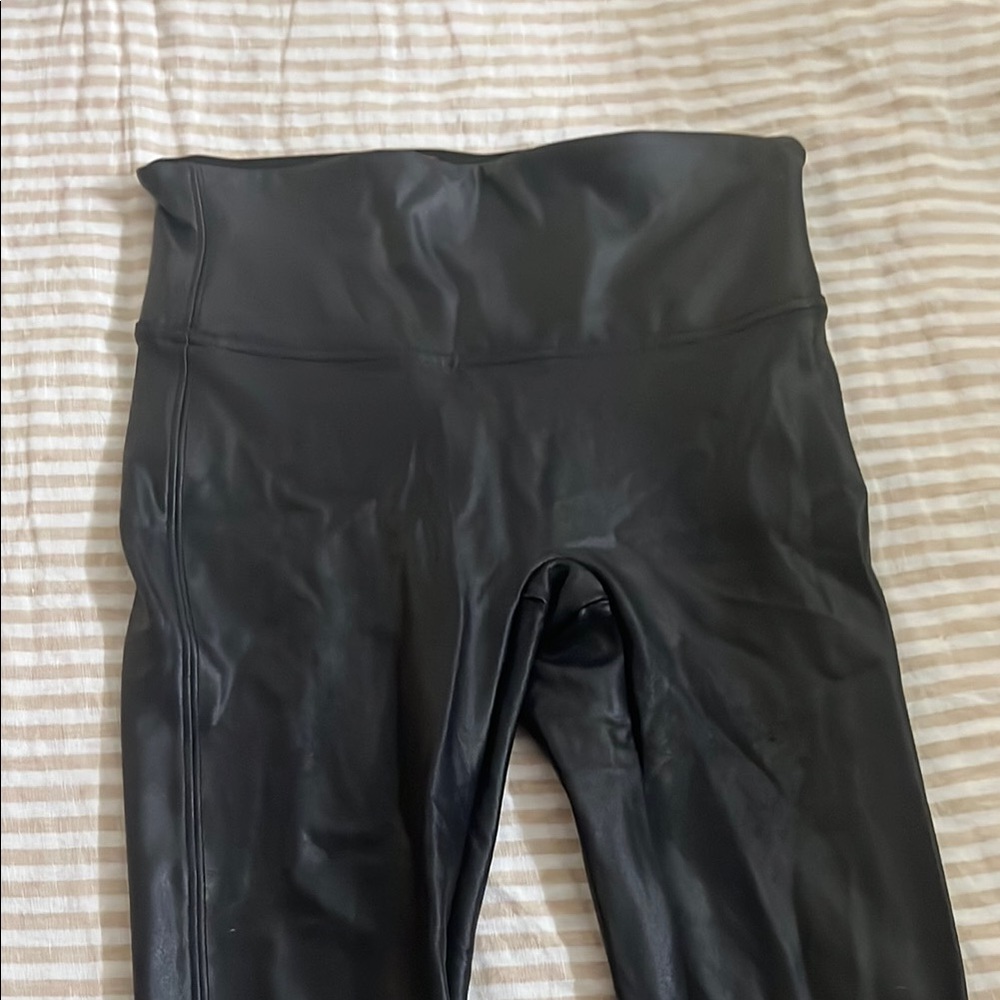 SPANX Faux Leather Leggings